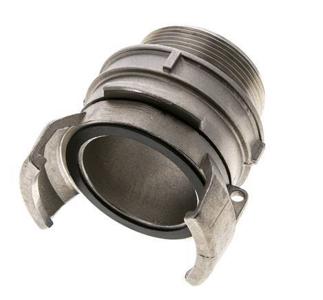 Guillemin DN 50 Edelstahl-Kupplung G 2'' Außengewinde mit Verschluss