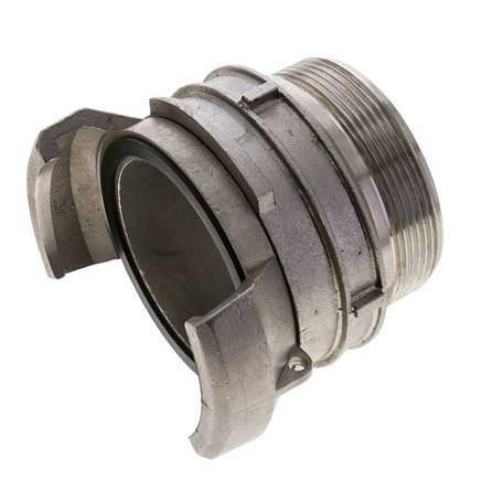 Guillemin DN 65 Edelstahl-Kupplung G 2 1/2'' Außengewinde mit Verschluss