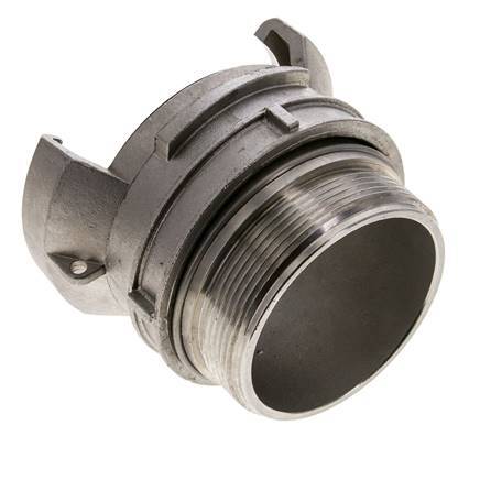 Guillemin DN 65 Edelstahl-Kupplung G 2 1/2'' Außengewinde mit Verschluss