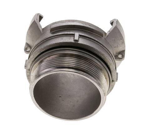 Guillemin DN 65 Edelstahl-Kupplung G 2 1/2'' Außengewinde mit Verschluss