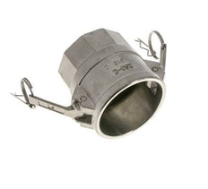 Camlock-Kupplung DN 60 (2 1/2'') aus Edelstahl 2 1/2'' NPT-Innengewinde Typ D MIL-C-27487