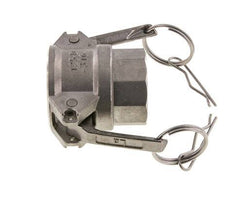 Camlock-Kupplung DN 32 (1 1/4'') aus Edelstahl 1 1/4'' NPT-Innengewinde Typ D MIL-C-27487