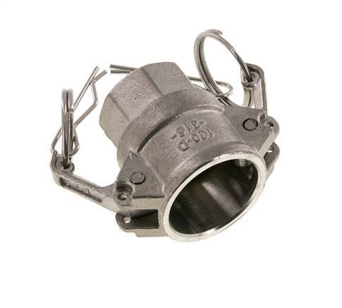 Camlock DN 25 (1'') Stainless Steel Coupling 1'' Female NPT Thread Type D MIL-C-27487