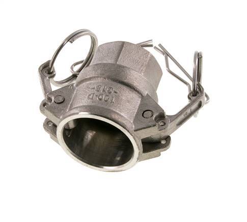 Camlock DN 25 (1'') Stainless Steel Coupling 1'' Female NPT Thread Type D MIL-C-27487
