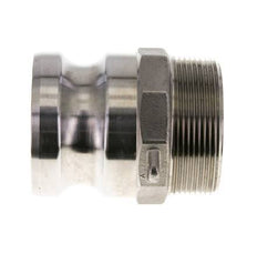 Camlock-Kupplung DN 50 (2'') aus Edelstahl 2'' NPT-Außengewinde Typ F MIL-C-27487