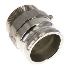 Camlock-Kupplung DN 75 (3'') aus Edelstahl 3'' NPT-Außengewinde Typ F MIL-C-27487