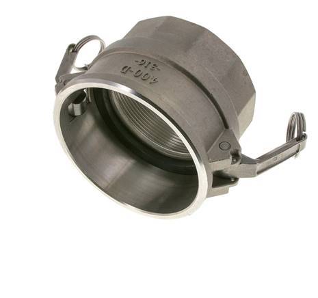 Camlock-Kupplung DN 90 (4'') aus Edelstahl 4'' NPT-Innengewinde Typ D MIL-C-27487