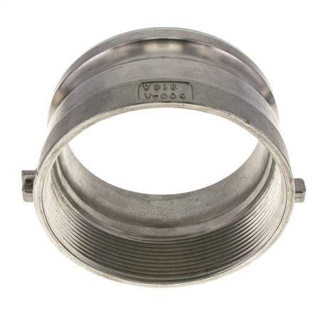 Camlock-Kupplung DN 120 (5'') aus Edelstahl 5'' NPT-Innengewinde Typ A MIL-C-27487