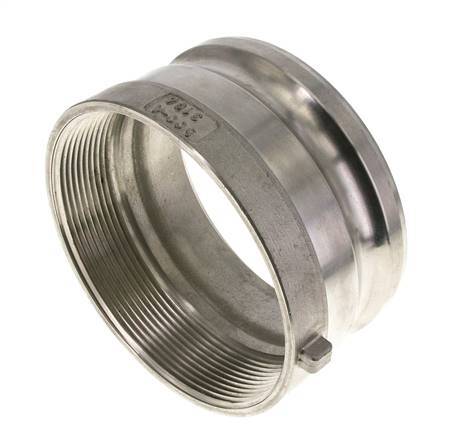 Camlock-Kupplung DN 120 (5'') aus Edelstahl 5'' NPT-Innengewinde Typ A MIL-C-27487