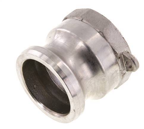 Camlock-Kupplung DN 40 (1 1/2'') aus Edelstahl 1 1/2'' NPT-Innengewinde Typ A MIL-C-27487