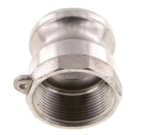 Camlock-Kupplung DN 40 (1 1/2'') aus Edelstahl 1 1/2'' NPT-Innengewinde Typ A MIL-C-27487