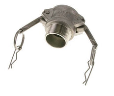 Camlock-Kupplung DN 32 (1 1/4'') aus Edelstahl 1 1/4'' NPT-Außengewinde Typ B MIL-C-27487