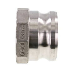 Camlock-Kupplung DN 75 (3'') aus Edelstahl 3'' NPT-Innengewinde Typ A MIL-C-27487