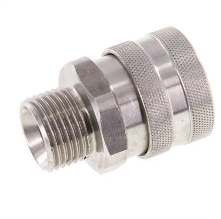 Stainless Steel DN 12 Coupling For Spray Gun Socket G 1/2 inch Female Threads