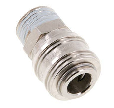 Nickel-plated Brass DN 7.2 (Euro) Air Coupling Socket G 1/2 inch Male FKM