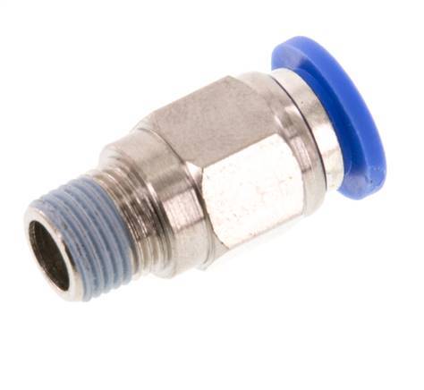 8mm x R1/8'' Steckverschraubung mit Außengewinde Messing/PA 66 NBR [5 Stück]