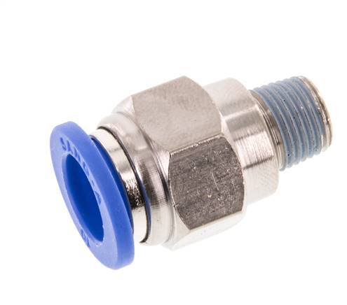 10mm x R1/8'' Steckverschraubung mit Außengewinde Messing/PA 66 NBR [2 Stück]