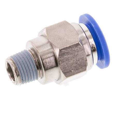 10mm x R1/8'' Steckverschraubung mit Außengewinde Messing/PA 66 NBR [2 Stück]