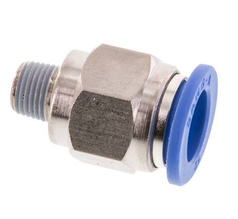 12mm x R1/8'' Steckverschraubung mit Außengewinde Messing/PA 66 NBR [2 Stück]