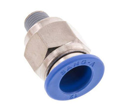 12mm x R1/8'' Steckverschraubung mit Außengewinde Messing/PA 66 NBR [2 Stück]