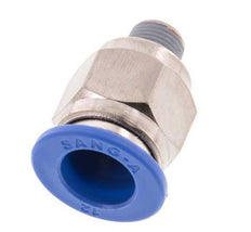12mm x R1/8'' Steckverschraubung mit Außengewinde Messing/PA 66 NBR [2 Stück]