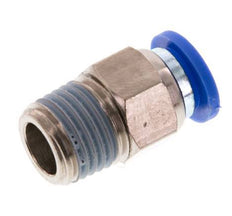 8mm x R1/4'' Steckverschraubung mit Außengewinde Messing/PA 66 NBR [5 Stück]