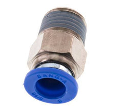 8mm x R1/4'' Steckverschraubung mit Außengewinde Messing/PA 66 NBR [5 Stück]