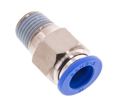 10mm x R1/4'' Steckverschraubung mit Außengewinde Messing/PA 66 NBR [2 Stück]