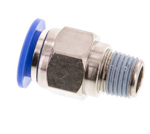 12mm x R1/4'' Steckverschraubung mit Außengewinde Messing/PA 66 NBR [2 Stück]