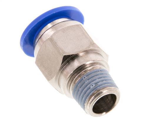 12mm x R1/4'' Steckverschraubung mit Außengewinde Messing/PA 66 NBR [2 Stück]