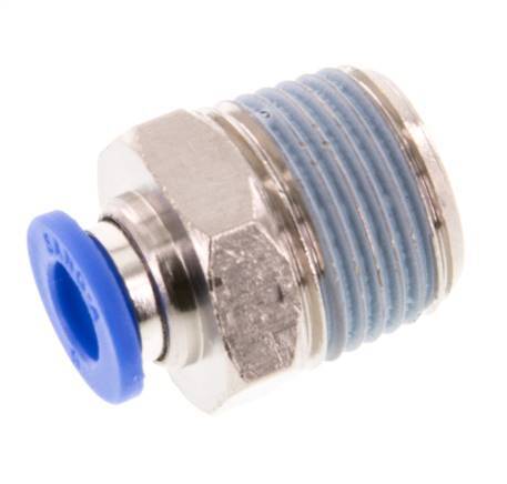 6mm x R3/8'' Steckverschraubung mit Außengewinde Messing/PA 66 NBR [5 Stück]