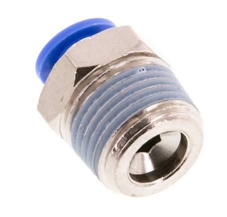 6mm x R3/8'' Steckverschraubung mit Außengewinde Messing/PA 66 NBR [5 Stück]