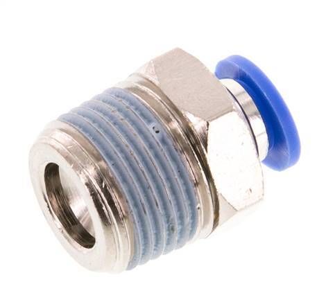 6mm x R3/8'' Steckverschraubung mit Außengewinde Messing/PA 66 NBR [5 Stück]