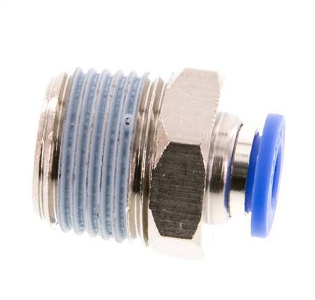 6mm x R3/8'' Steckverschraubung mit Außengewinde Messing/PA 66 NBR [5 Stück]