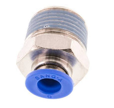 6mm x R3/8'' Steckverschraubung mit Außengewinde Messing/PA 66 NBR [5 Stück]