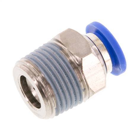 8mm x R3/8'' Steckverschraubung mit Außengewinde Messing/PA 66 NBR [5 Stück]