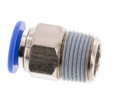 10mm x R3/8'' Push-in Fitting with Male Threads Brass/PA 66 NBR [2 Pieces]