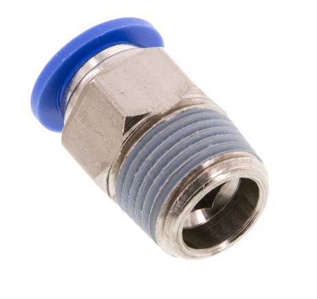 10mm x R3/8'' Steckverschraubung mit Außengewinde Messing/PA 66 NBR [2 Stück]