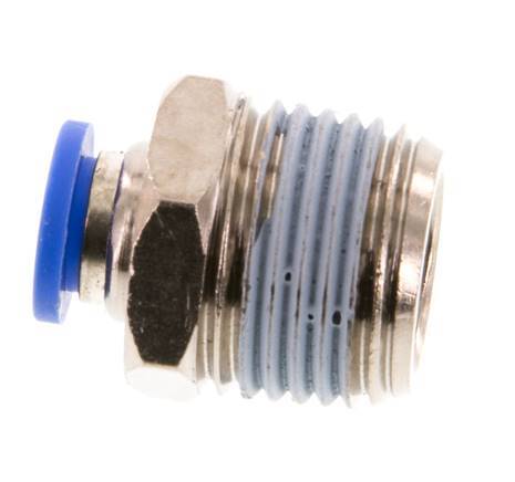 8mm x R1/2'' Push-in Fitting with Male Threads Brass/PA 66 NBR [2 Pieces]