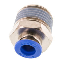 8mm x R1/2'' Steckverschraubung mit Außengewinde Messing/PA 66 NBR [2 Stück]