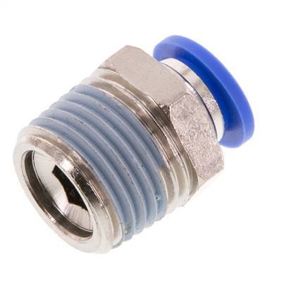 10mm x R1/2'' Steckverschraubung mit Außengewinde Messing/PA 66 NBR [2 Stück]