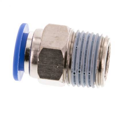 12mm x R1/2'' Steckverschraubung mit Außengewinde Messing/PA 66 NBR [2 Stück]