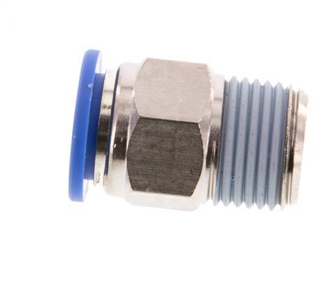 14mm x R1/2'' Steckverschraubung mit Außengewinde Messing/PA 66 NBR