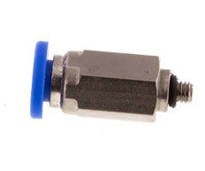 3mm x M 3 Steckverschraubung mit Außengewinde Messing/PA 66 NBR [2 Stück]