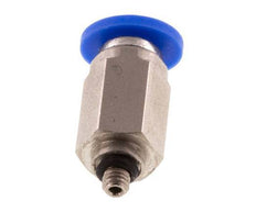 3mm x M 3 Steckverschraubung mit Außengewinde Messing/PA 66 NBR [2 Stück]