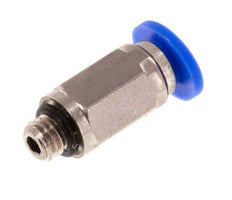 3mm x M 5 Steckverschraubung mit Außengewinde Messing/PA 66 NBR [2 Stück]
