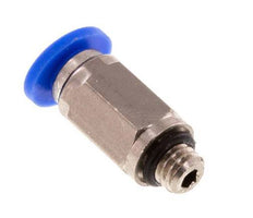 3mm x M 5 Steckverschraubung mit Außengewinde Messing/PA 66 NBR [2 Stück]