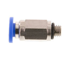 4mm x M 5 Steckverschraubung mit Außengewinde Messing/PA 66 NBR [5 Stück]