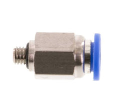 6mm x M 5 Steckverschraubung mit Außengewinde Messing/PA 66 NBR [5 Stück]