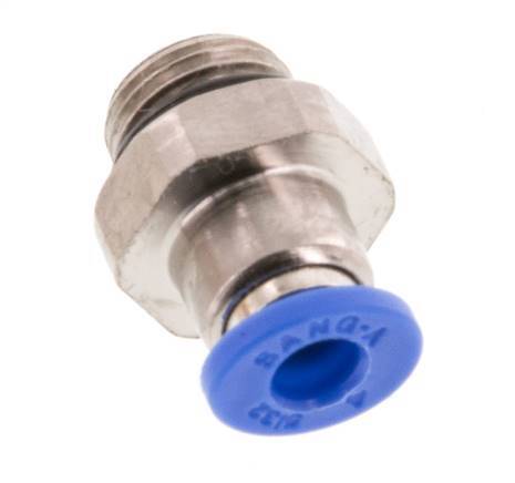 4mm x G1/8'' Steckverschraubung mit Außengewinde Messing/PA 66 NBR [5 Stück]